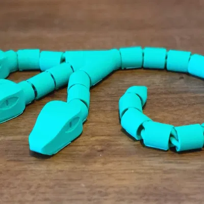 Rắn Ba Đầu (Three Headed Snake) - Mẫu Articulated Modular