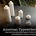 Bộ Dụng Cụ Đóng Chữ Đất Sét - American Typewriter - Thumbnail 1
