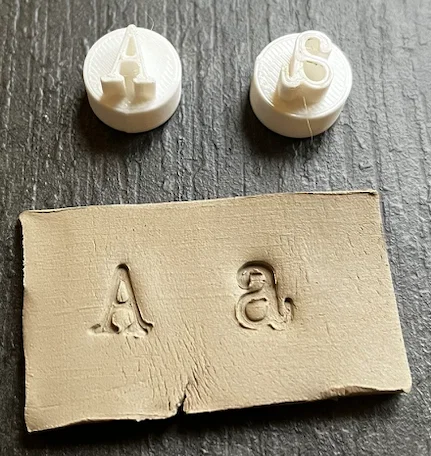 Bộ Dụng Cụ Đóng Chữ Đất Sét - American Typewriter - Image 2