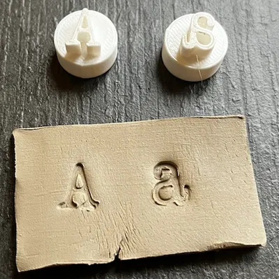 Bộ Dụng Cụ Đóng Chữ Đất Sét - American Typewriter