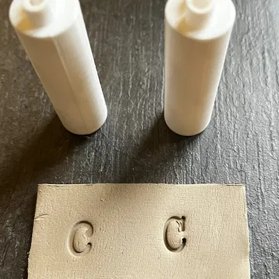 Bộ Dụng Cụ Đóng Chữ Đất Sét - American Typewriter