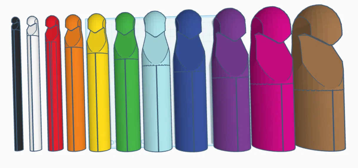 Kim móc len Crochet Hook 10 mm (Print-in-place) - Image 7