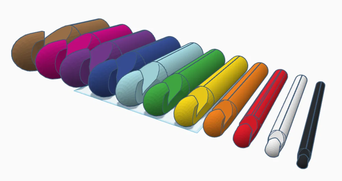 Kim móc len Crochet Hook 10 mm (Print-in-place) - Image 9