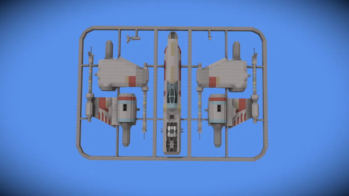Mô Hình Tàu X-Wing Tự Lắp Ráp Phiên Bản In 3D - Image 1