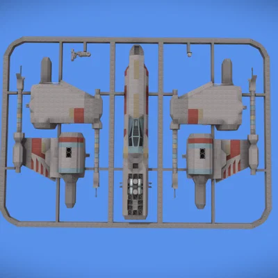 Mô Hình Tàu X-Wing Tự Lắp Ráp Phiên Bản In 3D