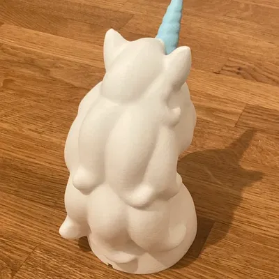 Đầu kỳ lân (Unicorn head) – bản remix từ 3D scan