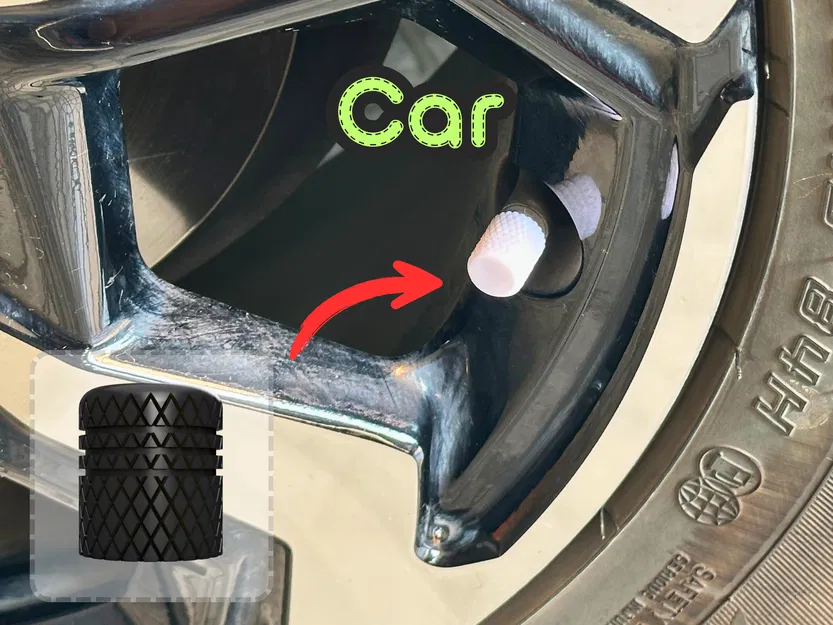 Nắp Chụp Van Universal cho Xe Hơi, Xe Máy & Xe Đạp - Image 1