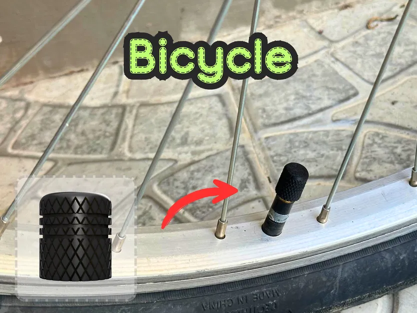 Nắp Chụp Van Universal cho Xe Hơi, Xe Máy & Xe Đạp - Image 3