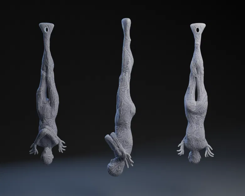 Tượng Xác Ướp Treo Rùng Rợn - Mẫu In 3D Độc Đáo - Image 1