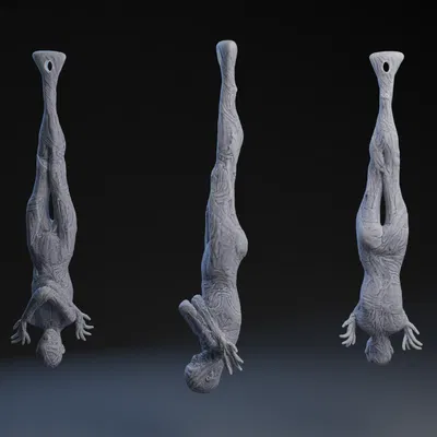 Tượng Xác Ướp Treo Rùng Rợn - Mẫu In 3D Độc Đáo