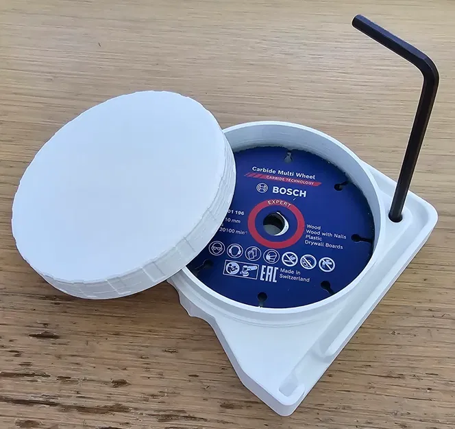 Hộp lưu trữ đĩa cắt 76x10mm cho Bosch GWS 12V 76 - Image 1