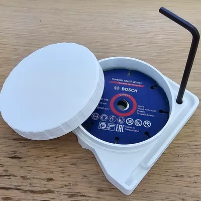 Hộp lưu trữ đĩa cắt 76x10mm cho Bosch GWS 12V 76