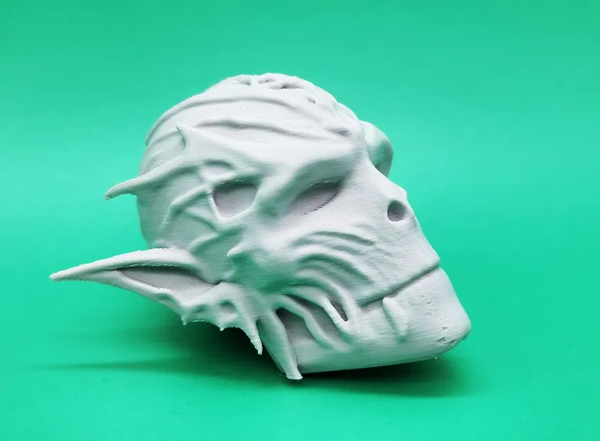 Mô hình Đầu Elf Xác Ướp - Tượng Trang Trí Fantasy Độc Đáo - Image 4