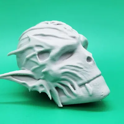 Mô hình Đầu Elf Xác Ướp - Tượng Trang Trí Fantasy Độc Đáo