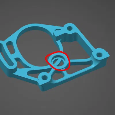 Vỏ sau Sherpa Extra Heavy Mod (Rear Housing) tăng khoảng hở bearing