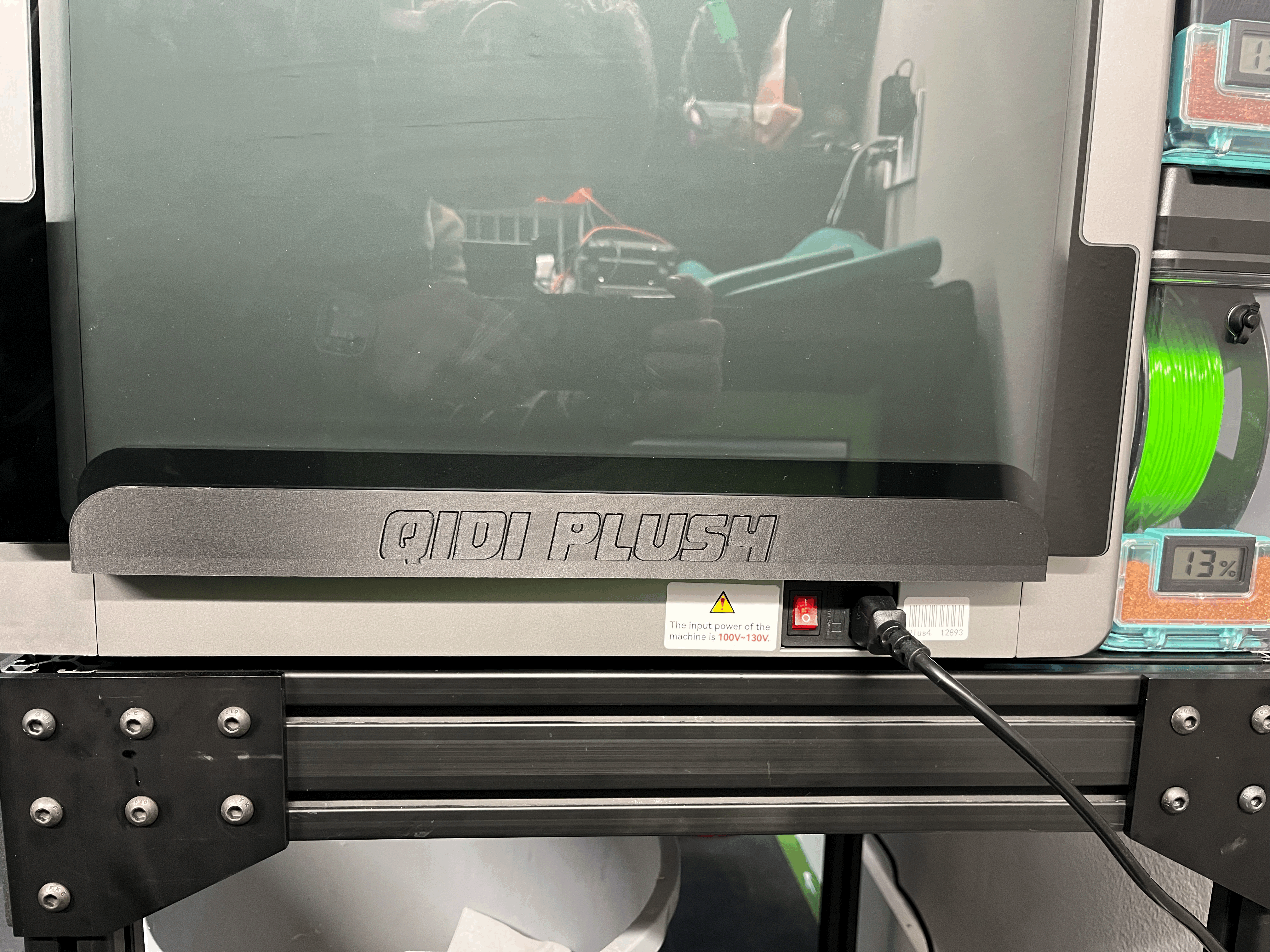 Giá Treo Nắp Kính cho Qidi Plus 4 (Glass Lid Holder Qidi Plus 4)