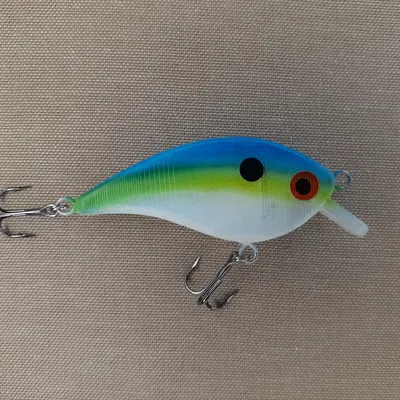 Mồi câu crankbait 2.8 inch (2 mảnh) để in 3D