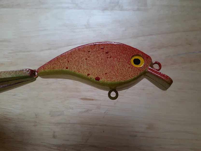 Mồi câu crankbait 2.8 inch (2 mảnh) để in 3D - Image 3