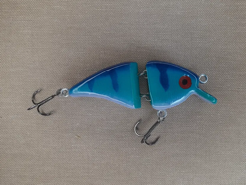 Mồi câu crankbait khớp nối (Jointed crankbait fishing lure) - Image 1