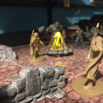 Campfire – Vòng đá đống lửa cho DnD/board game