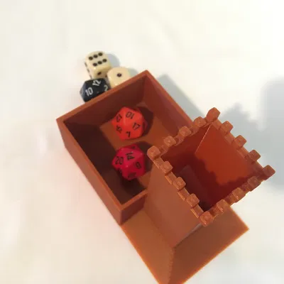 Tháp Đổ Xúc Xắc 3D Cho Board Game & D&D