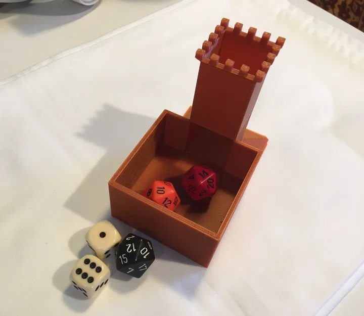 Tháp Đổ Xúc Xắc 3D Cho Board Game & D&D - Image 2