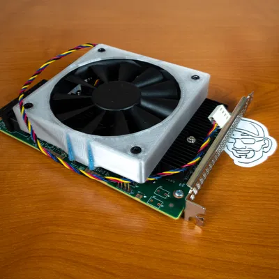 Ống hướng gió (Fan Shroud) làm mát cho LSI 9300-16i HBA