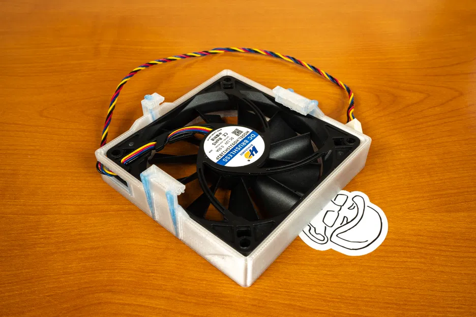 Ống hướng gió (Fan Shroud) làm mát cho LSI 9300-16i HBA - Image 22