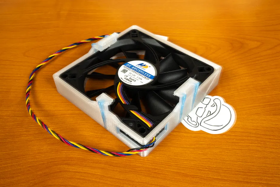 Ống hướng gió (Fan Shroud) làm mát cho LSI 9300-16i HBA - Image 25