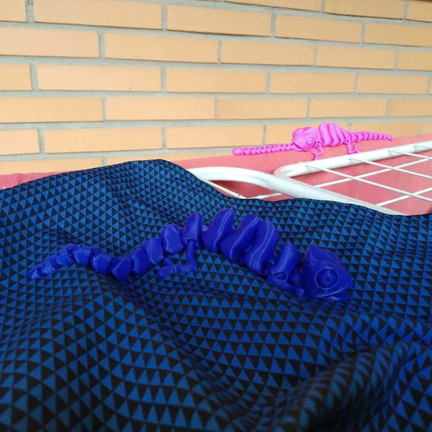 Articulated Chameleon – Tắc kè hoa khớp nối, mắt chuyển động - Image 8