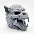 Mô Hình 3D Đầu Sói Hóa Thú "Werewolf Skull" Độc Đáo - Thumbnail 1