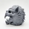 Mô Hình 3D Đầu Sói Hóa Thú "Werewolf Skull" Độc Đáo - Thumbnail 4