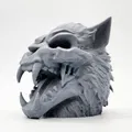 Mô Hình 3D Đầu Sói Hóa Thú "Werewolf Skull" Độc Đáo - Thumbnail 7