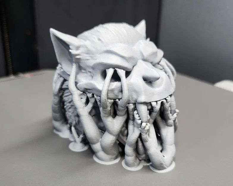 Mô Hình 3D Đầu Sói Hóa Thú "Werewolf Skull" Độc Đáo - Image 8