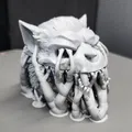 Mô Hình 3D Đầu Sói Hóa Thú "Werewolf Skull" Độc Đáo - Thumbnail 8