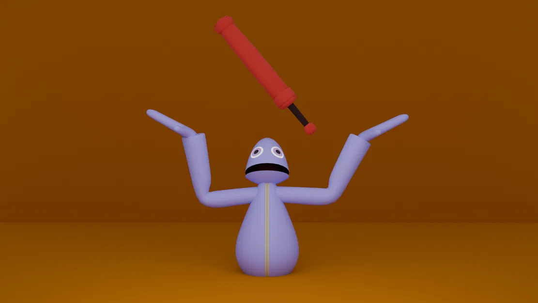 Mô Hình Yeeps Official Gadget: Bat - Đồ Trang Trí Bàn Làm Việc 3D - Image 1