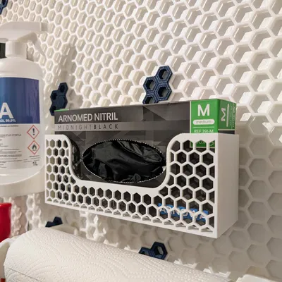 Giá treo hộp găng tay Nitrile cho Honeycomb Storage Wall (HSW)
