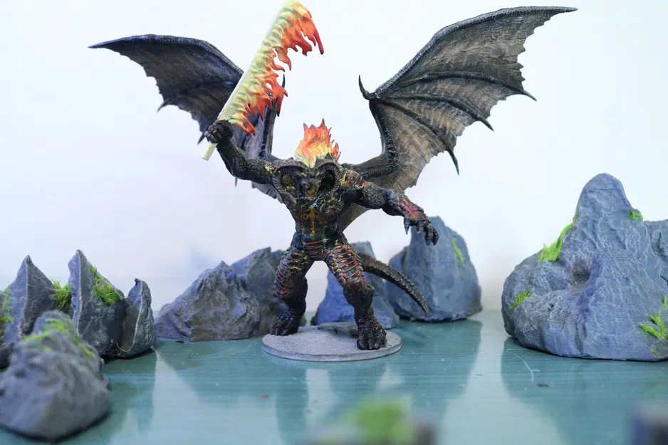 Mô hình Balrog Chúa Tể Những Chiếc Nhẫn cho tabletop - Image 1
