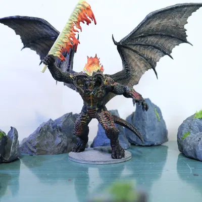 Mô hình Balrog Chúa Tể Những Chiếc Nhẫn cho tabletop