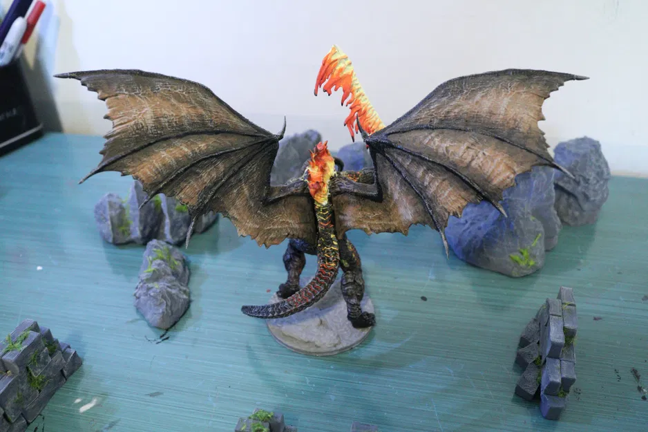 Mô hình Balrog Chúa Tể Những Chiếc Nhẫn cho tabletop - Image 2