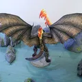 Mô hình Balrog Chúa Tể Những Chiếc Nhẫn cho tabletop - Thumbnail 2
