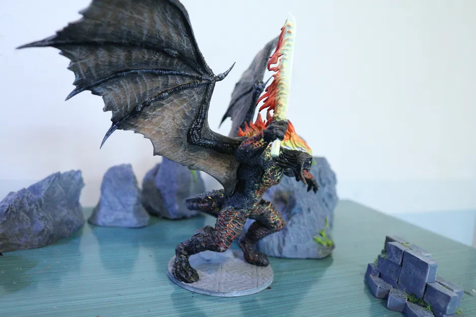 Mô hình Balrog Chúa Tể Những Chiếc Nhẫn cho tabletop - Image 4