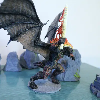 Mô hình Balrog Chúa Tể Những Chiếc Nhẫn cho tabletop