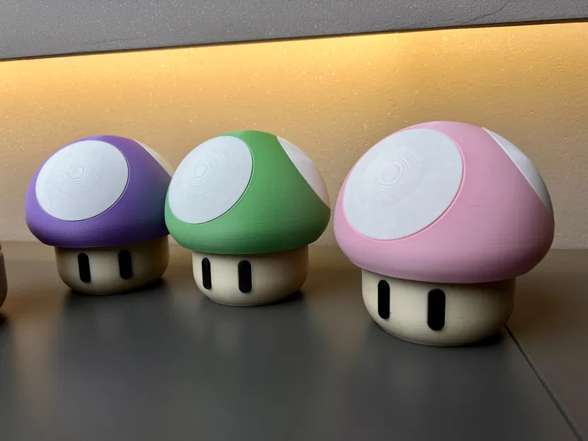 Hộp đựng nấm 1Up Super Mario (vặn mở) – Container box game - Image 7