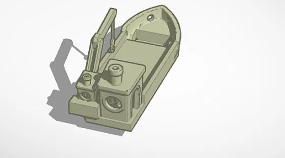 Mô Hình Thuyền Chở Hàng 3D Chi Tiết - Image 1