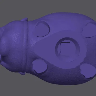 Nắp Tuýp Kem Đánh Răng Hình Hà Mã Ngộ Nghĩnh