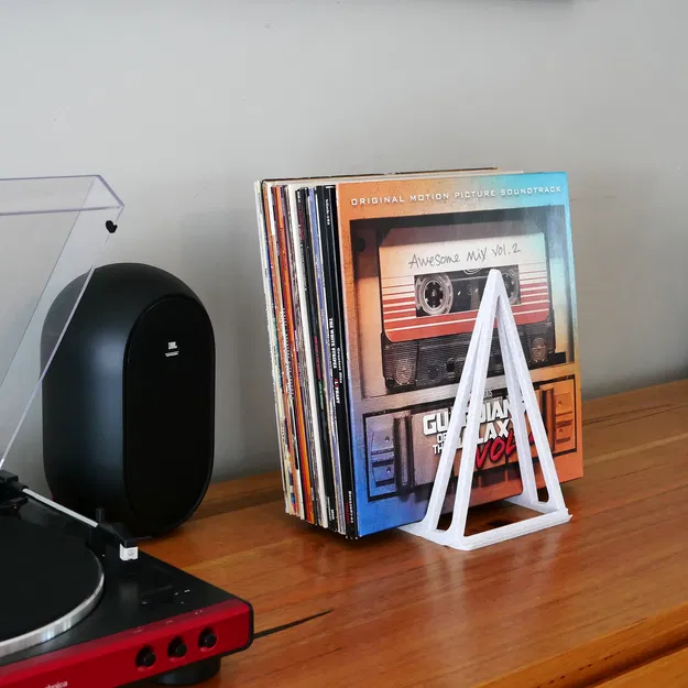 Giá Đỡ Đĩa Vinyl có Kệ “Now Playing” - Image 4