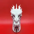 Tượng Đầu Rồng Khung Xương Nghệ Thuật 3D - Thumbnail 4
