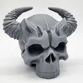 Mô Hình Đầu Lâu Quỷ 3D Độc Đáo - Thumbnail 1