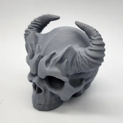 Mô Hình Đầu Lâu Quỷ 3D Độc Đáo